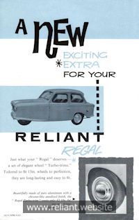 Reliant Regal Mk IV brochure