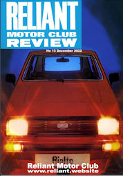Reliant Motor Club Magazine Edition 13