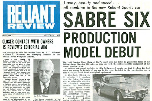 Reliant  Review 1963 - 1977