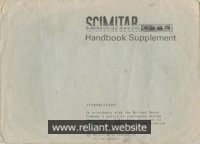 Reliant Handbooks 1970s