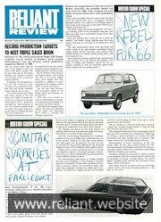 Reliant Review 13 Special Edition