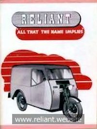 Reliant 8cwt brochure