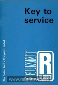 Reliant Key To Service